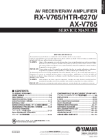 Yamaha HTR-6270 - Service Manual